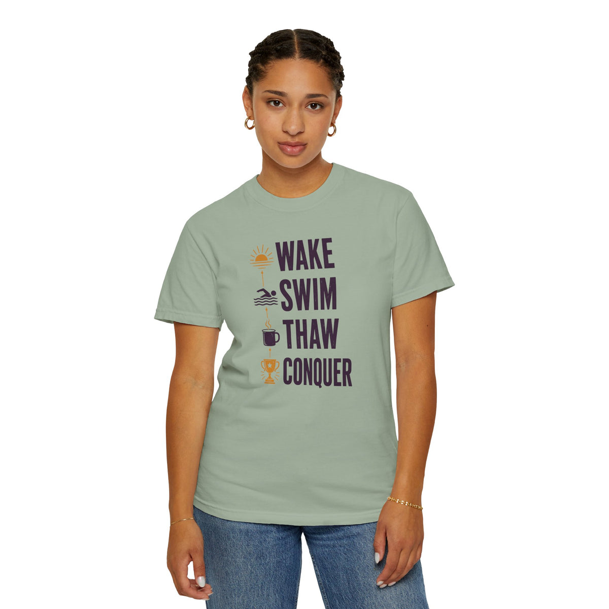 Wake Swim Thaw Conquer T-shirt