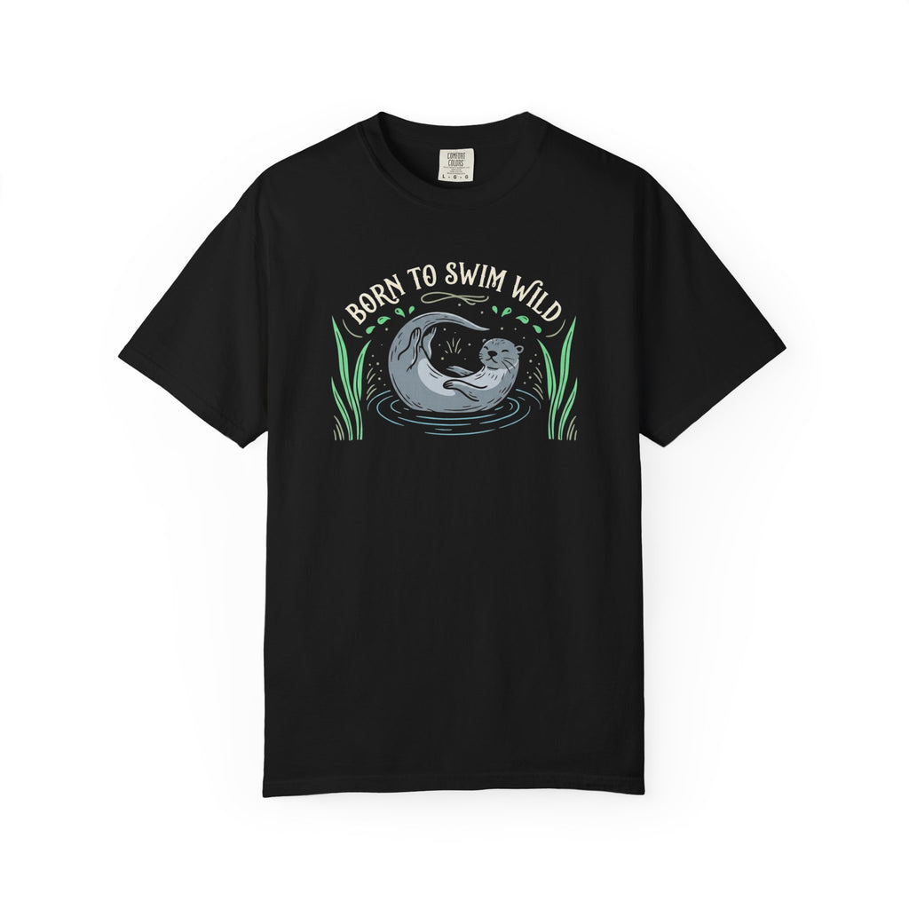 Otter Born to Swim Wild T-shirt