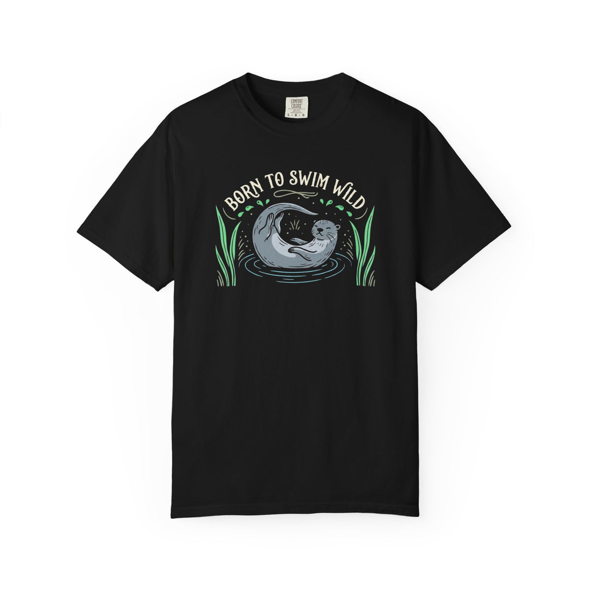 Otter Born to Swim Wild T-shirt