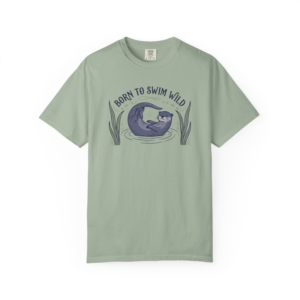 Otter Born to Swim Wild T-shirt