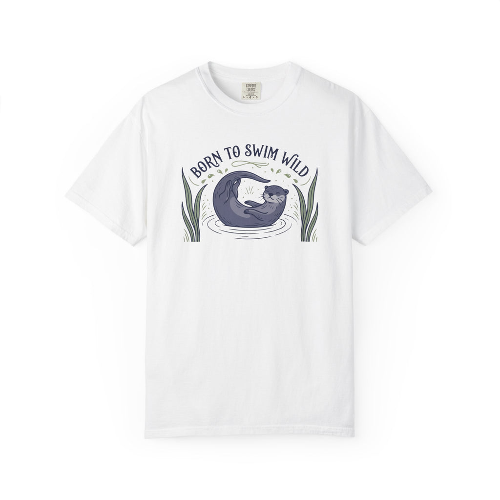 Otter Born to Swim Wild T-shirt