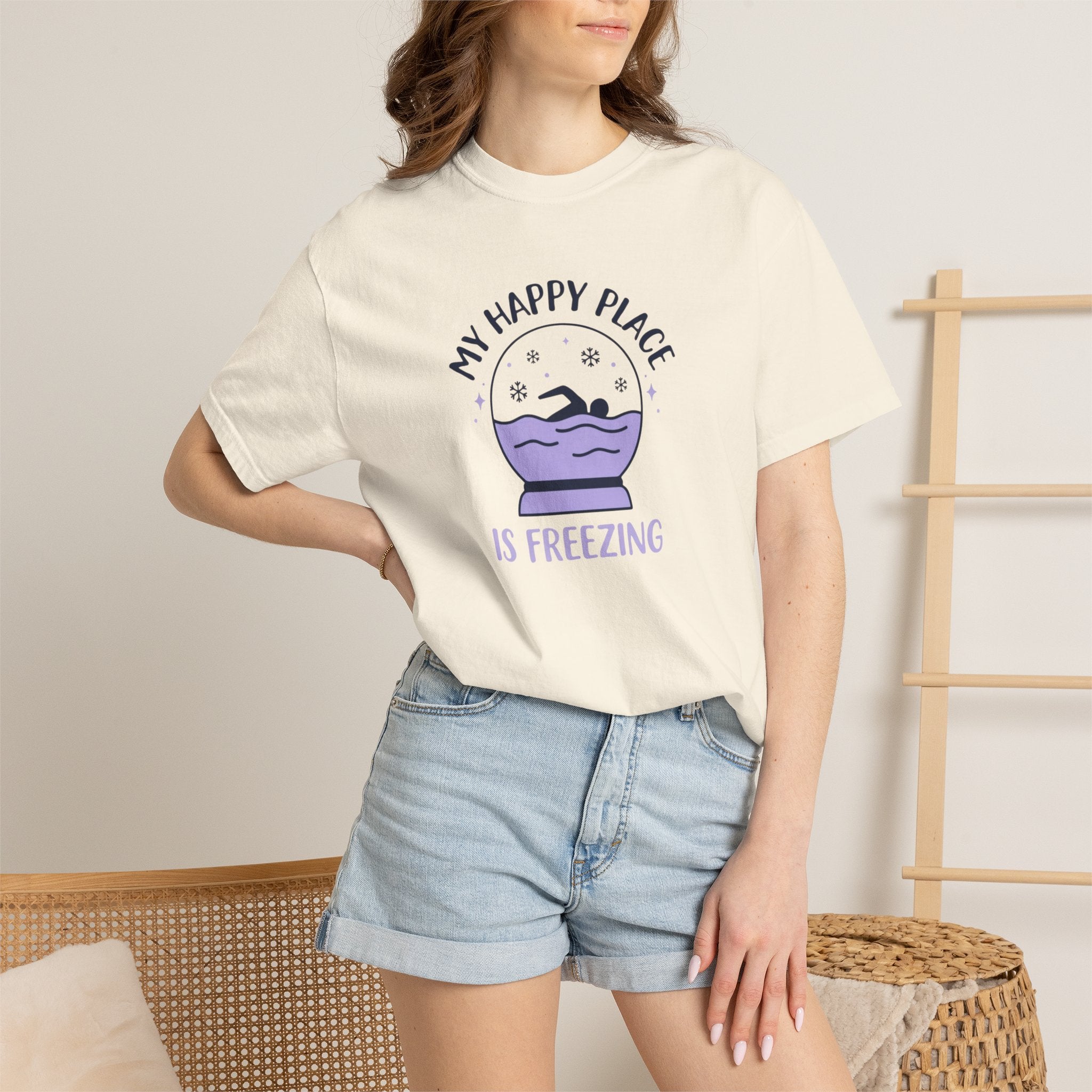 My Happy Place is Freezing T-shirt