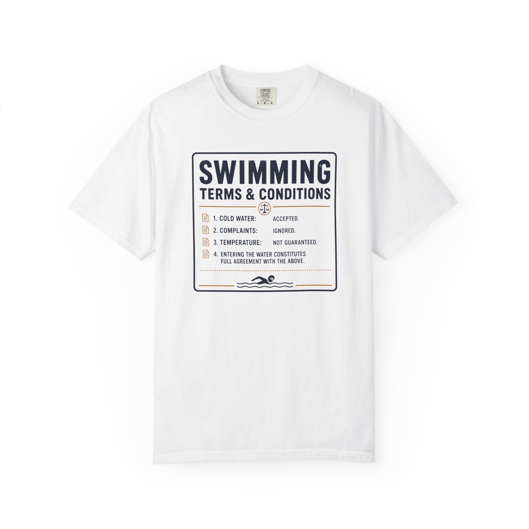 Swimming Terms and Conditions T-shirt
