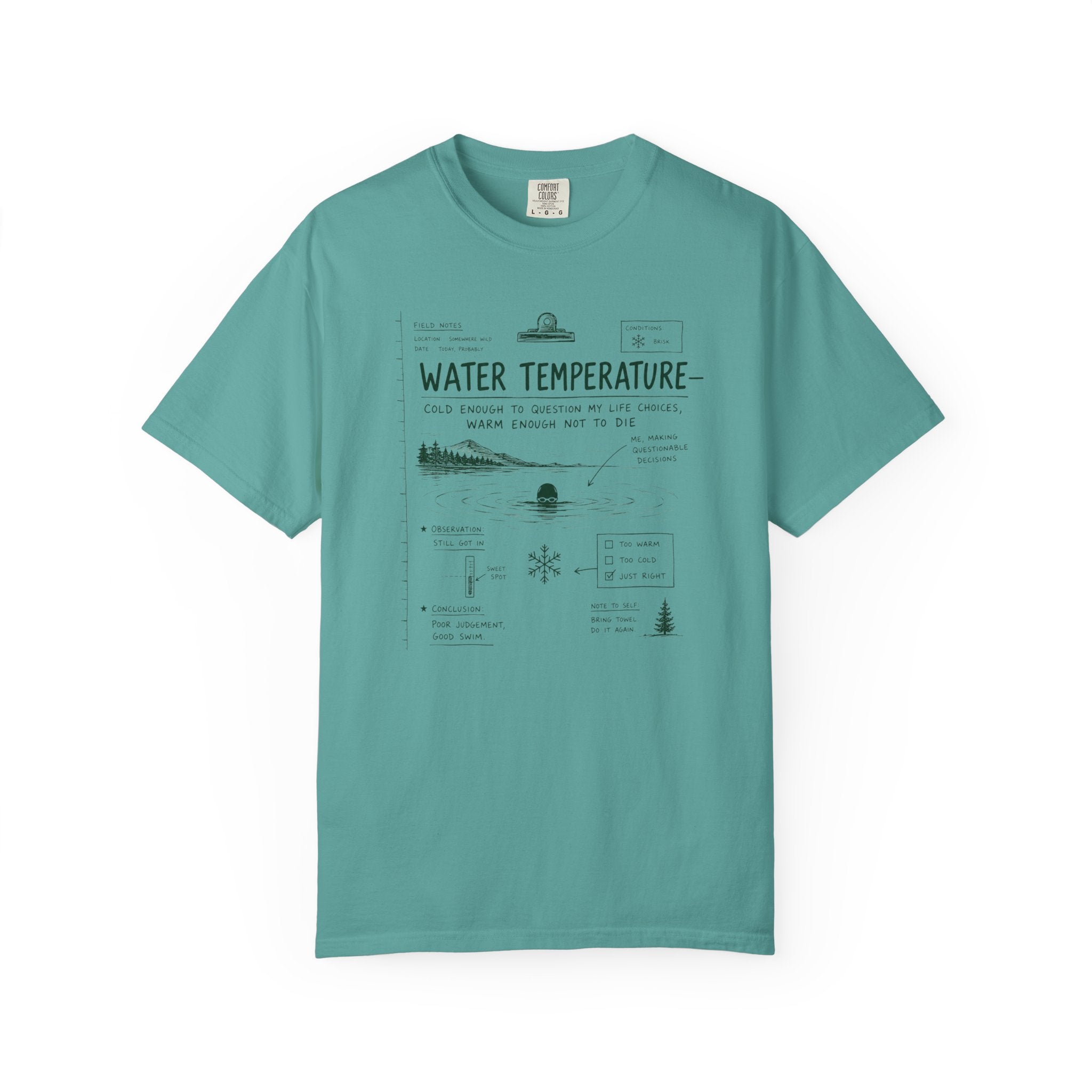 Wild Swimming Field Notes T-shirt