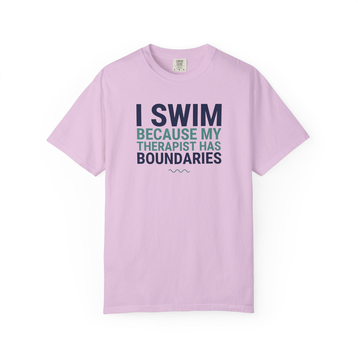 I Swim Because My Therapist Has Boundaries T-shirt
