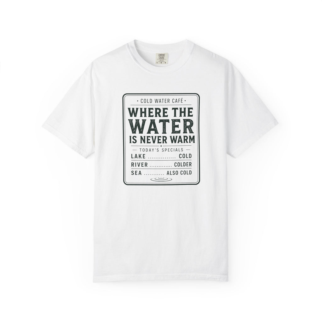 Cold Water Cafe Menu T-shirt