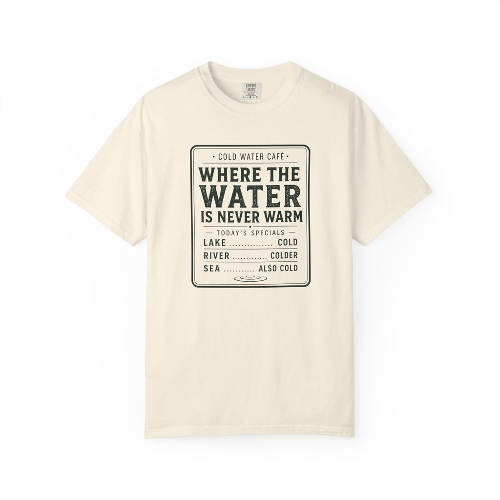 Cold Water Cafe Menu T-shirt