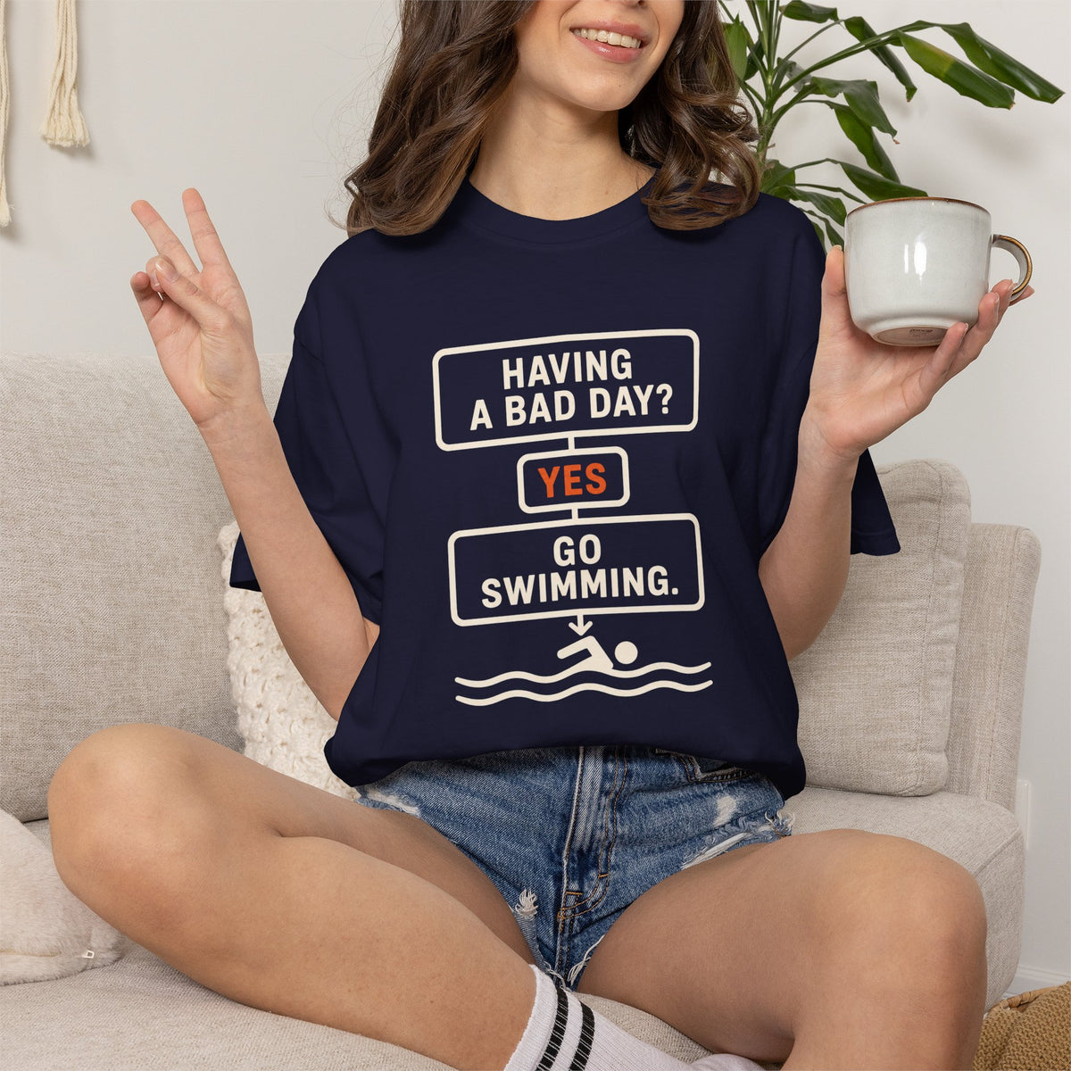 Bad Day Go Swimming T-shirt