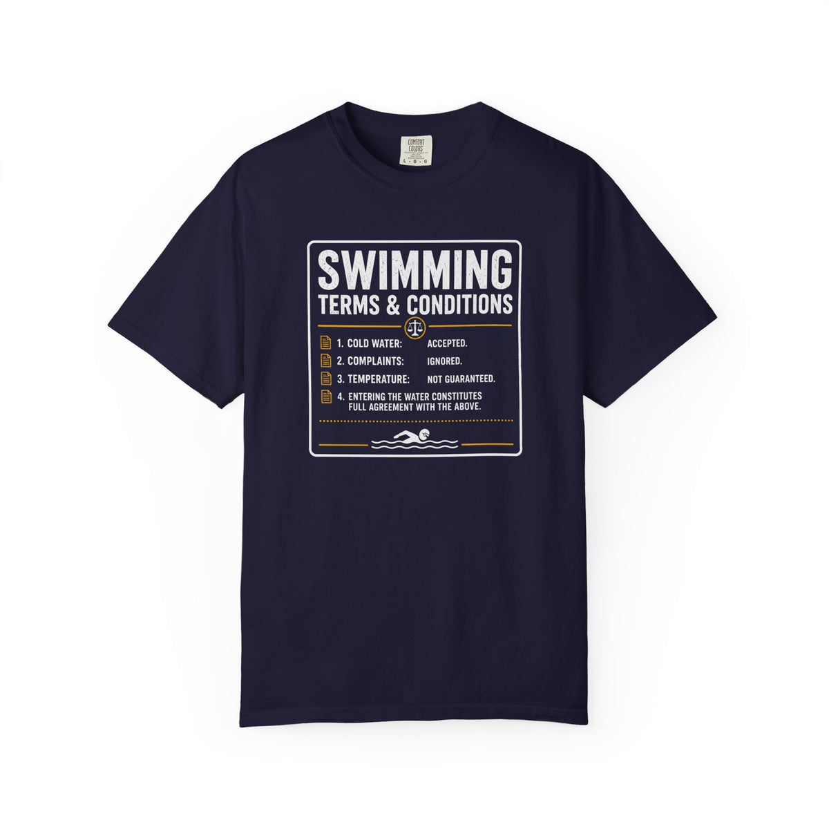 Swimming Terms and Conditions T-shirt