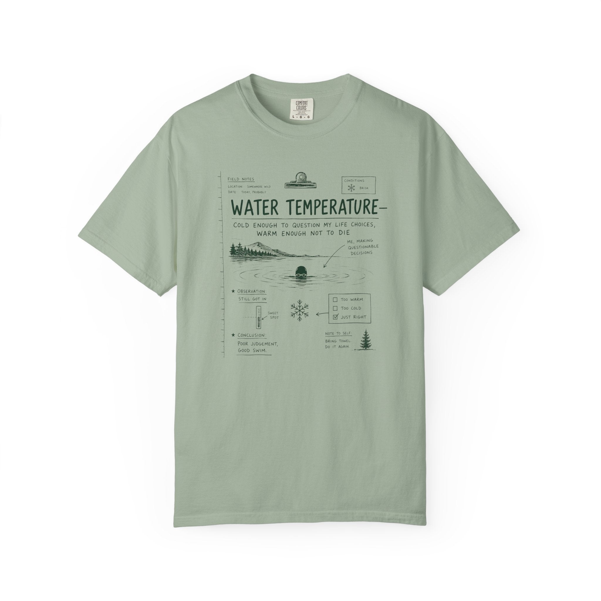 Wild Swimming Field Notes T-shirt