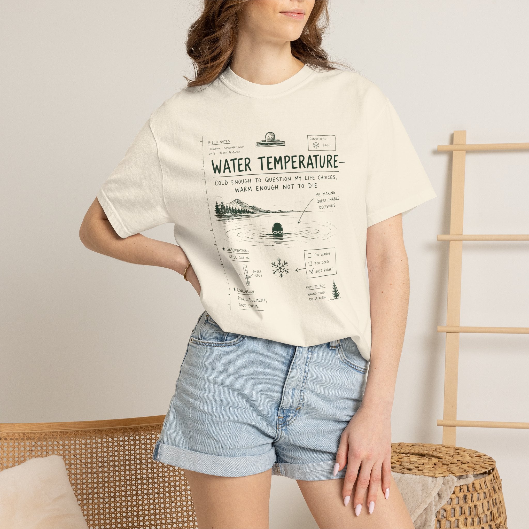 Wild Swimming Field Notes T-shirt