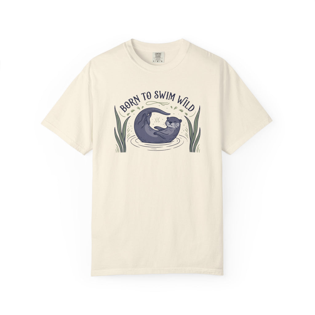 Otter Born to Swim Wild T-shirt