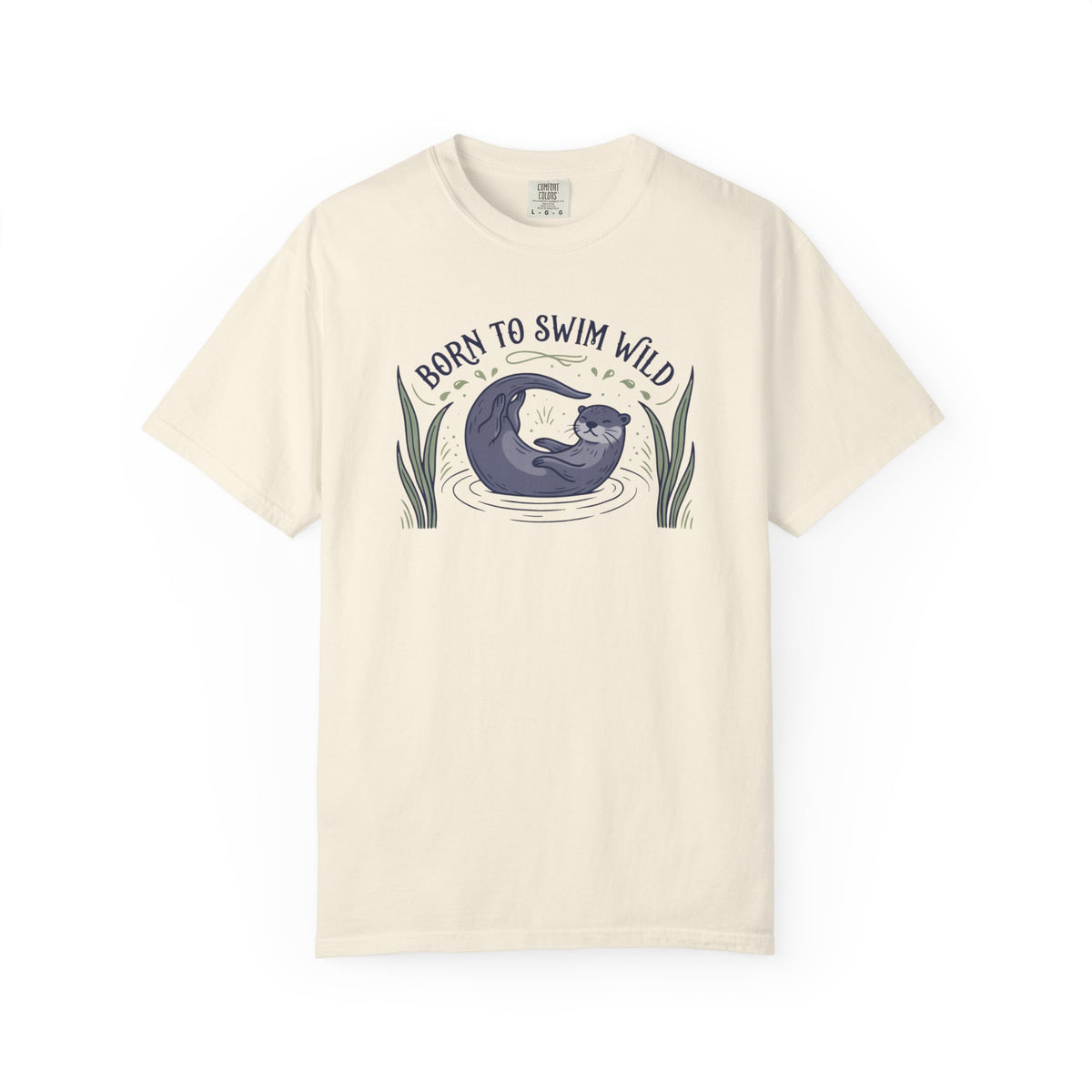 Otter Born to Swim Wild T-shirt