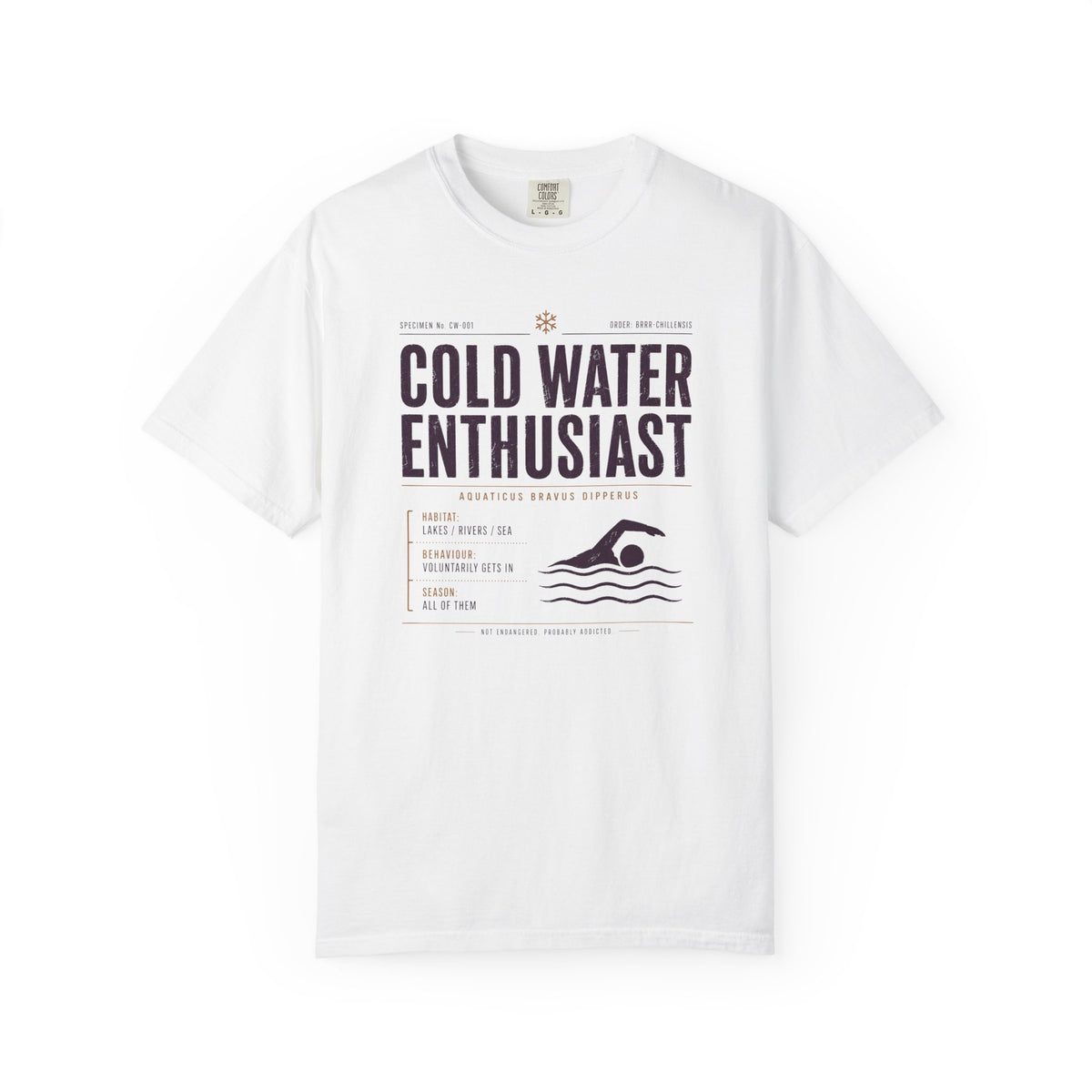 Cold Water Enthusiast T-shirt