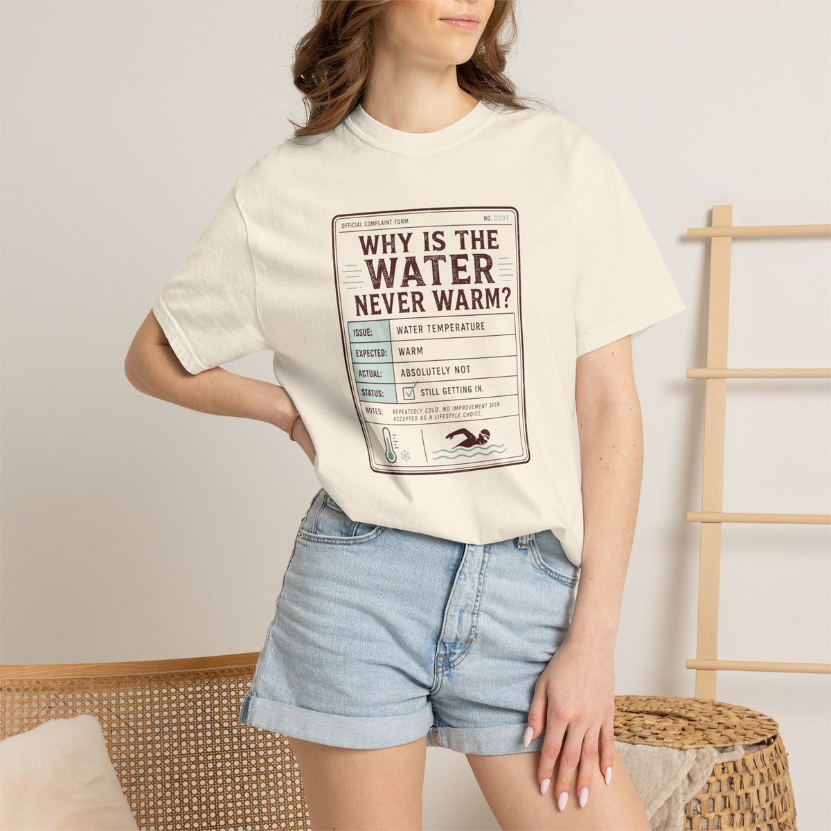 Why is the Water Never Warm T-shirt