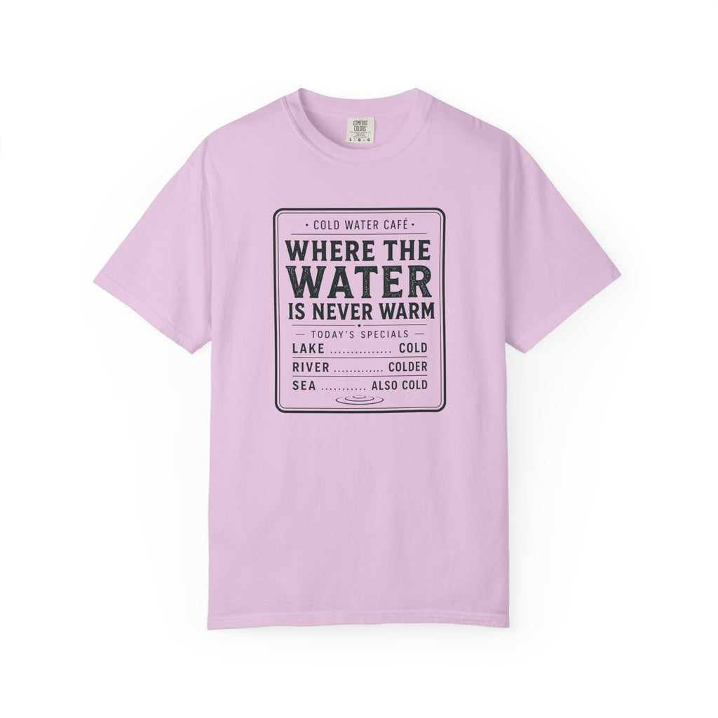 Cold Water Cafe Menu T-shirt